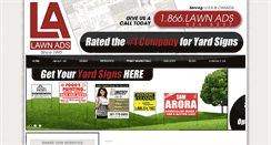 Desktop Screenshot of lawnads.com